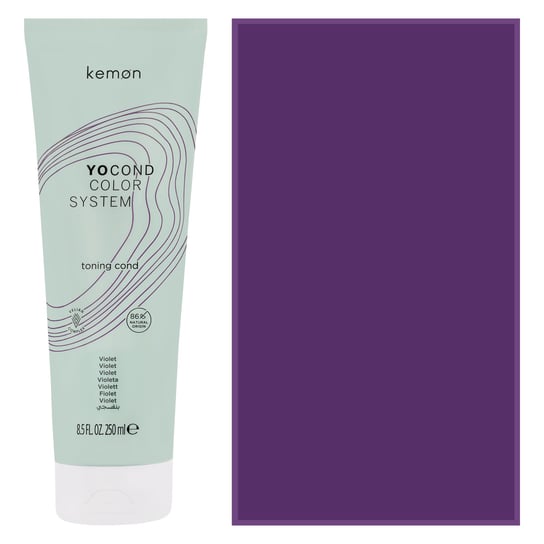 Kemon, Yo Cond Color System Toning, Odżywka koloryzująca do włosów wzmacnia kolor i pielęgnuje Fiolet, 250 ml Kemon
