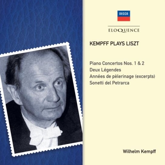 Kempff Plays Liszt Kempff Wilhelm