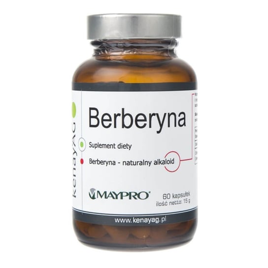 Kenay, Berberyna 250 mg, Suplement diety, 60 kaps. Kenay
