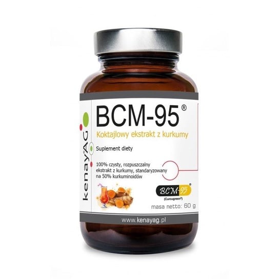 Kenay Kurkuma - rozpuszczalny ekstrakt BCM-95® (Biocurcumin®) (60 g) - suplement diety KenayAg
