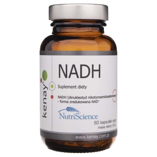Kenay NADH dinukleotyd nikotynoamidoadeninowy - Suplement diety, 60 kaps. Kenay