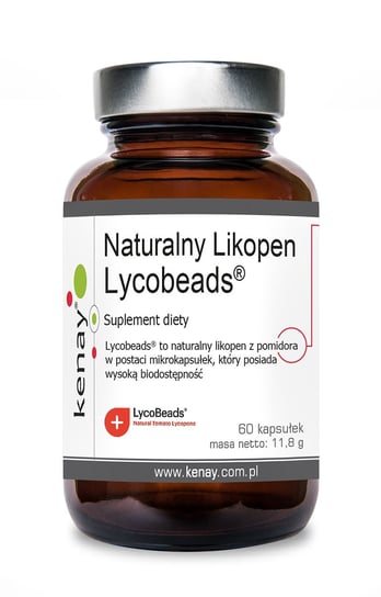 Kenay, Naturalny Likopen Lycobeads®, Suplement diety, 60 kaps. Kenay