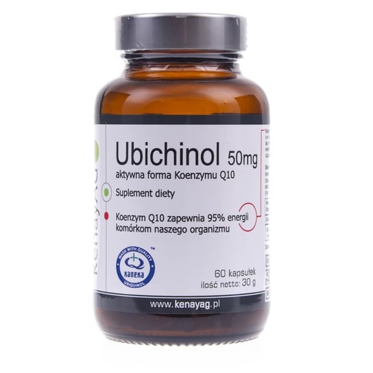Kenay, Suplement diety Ubichinol 50 mg, 60 kapsułek Kenay