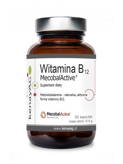 Kenay, Witamina B12 MecobalActive, Suplement diety, 60 kapsułek Kenay
