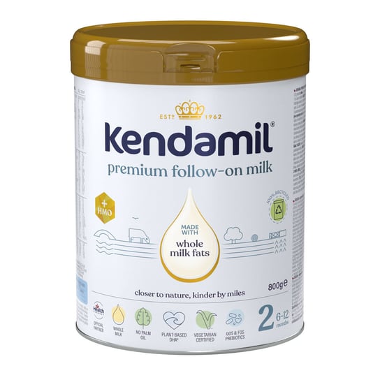 Kendamil Premium Follow-On 2, Mleko modyfikowane, 800G Kendamil