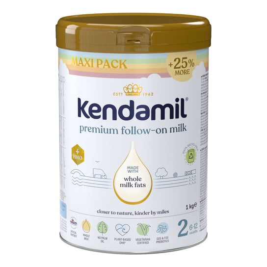 Kendamil Premium Follow-On Milk 2, Mleko modyfikowane, 1Kg Kendamil