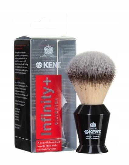Kent, Pędzel do golenia, INFINITY 4 black syntetik s Kent