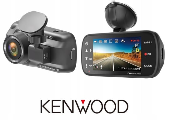 Kenwood Drv-A501W Rejestrator Wifi Gps Qhd + 16Gb Kenwood