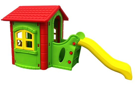 Keny Toys, domek ogrodowy ze zjeżdżalnią Keny Toys