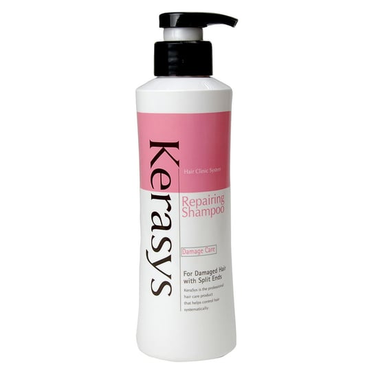 Kerasys, Hair Clinic Repairing, naprawiający uszkodzenia szampon do włosów suchych i zniszczonych, 400 ml Kerasys