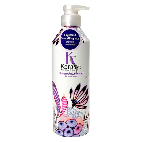 Kerasys, Perfume Elegance & Sensual, perfumowana odżywka do włosów suchych i zniszczonych, 600 ml Kerasys