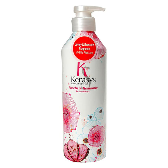 Kerasys, Perfume Lovely & Romantic, perfumowana odżywka do każdego rodzaju włosów, 600 ml Kerasys