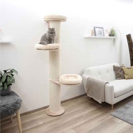 Kerbl Drapak dla kota Dolomit Tower, 187 cm, beżowy Kerbl
