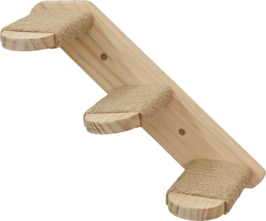 KERBL Drewniana drabinka dla kota, długość 38 cm, z jutą Kerbl