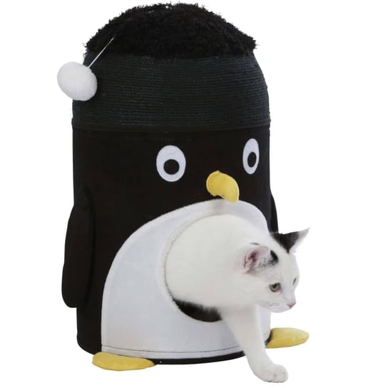 Kerbl Jaskinia dla kota Pingu, 50 cm, czarno-biała Kerbl