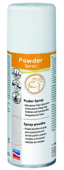 Kerbl Mikrodrobny puder w sprayu do ochrony wrażliwych obszarów skóry, Powder Spray 200 ml Kerbl