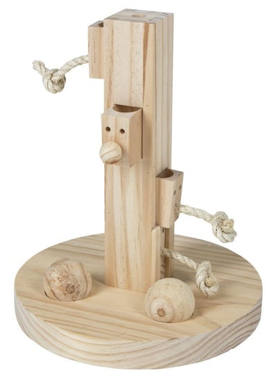 Kerbl Zabawka dla małych zwierząt, 25x25x30 cm, drewniana Kerbl