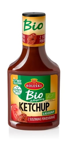 Ketchup Łagodny z Suszonymi Pomidorami BIO 340g Roleski