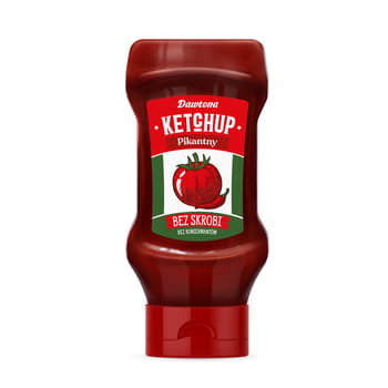 Ketchup pikantny czysty skład 450g Dawtona Dawtona
