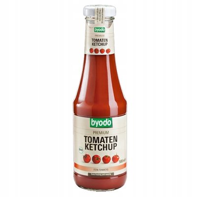 Ketchup pomidorowy bezglutenowy 500ml BYODO - BIO BYODO