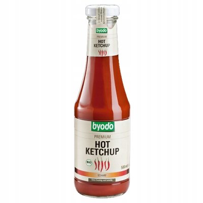 Ketchup pomidorowy pikantny [bezg.] 500ml BYODO BYODO