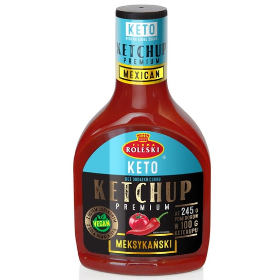 Ketchup Premium Meksykański KETO 425g Roleski