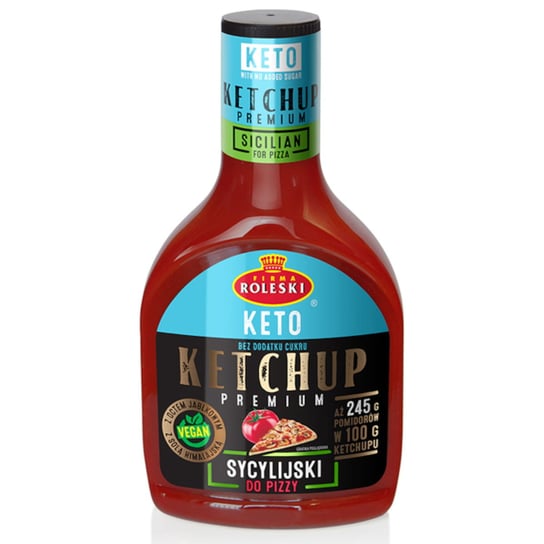 Ketchup Premium Sycylijski KETO 425g Roleski