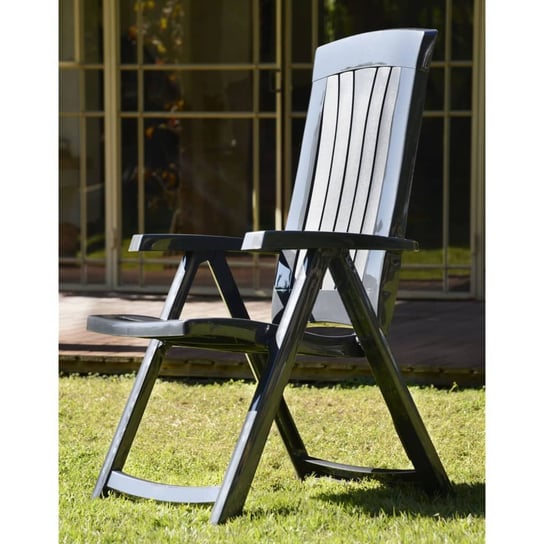 Keter Rozkładane krzesła ogrodowe Corsica, 2 szt., szare Keter