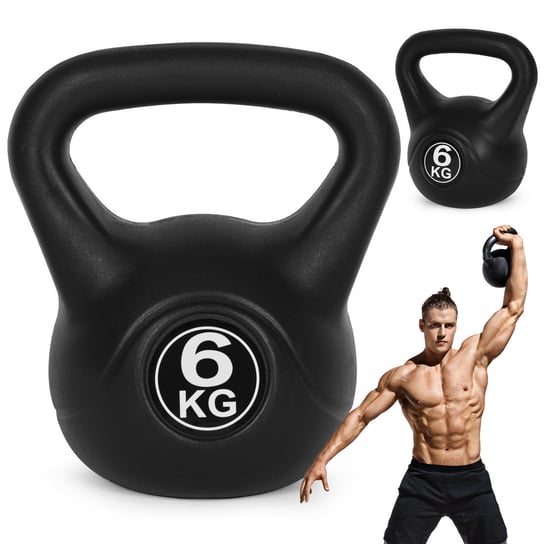 Kettlebell kettle 6 kg do ćwiczeń hantla kula odważnik obciążenie ciężar fitness ModernHome Inna marka
