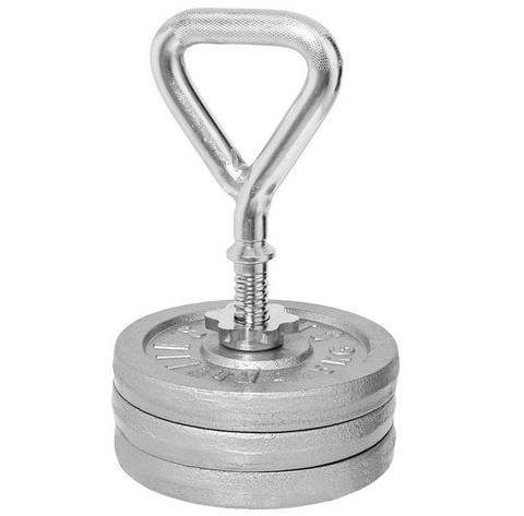 Kettlebell regulowany 10 kg (gryf + obciążenie 3 x 2,5 kg) Inna marka