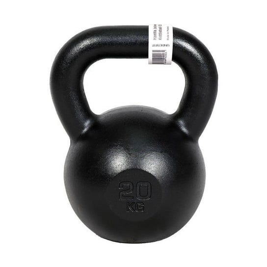 Kettlebell żeliwny czarny UNDERFIT 20 kg UNDERFIT