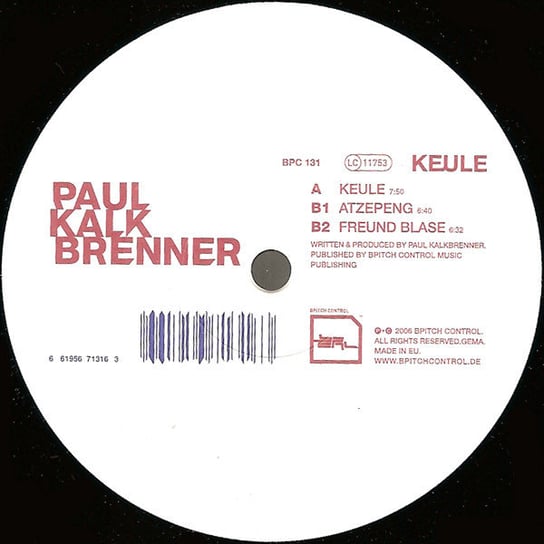 Keule, płyta winylowa Kalkbrenner Paul