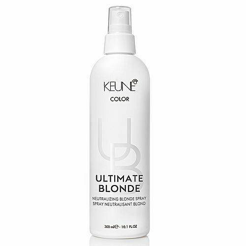 Keune Color Ultimate Blonde Neutralizing Blonde Spray, Neutralizujący Żółte Refleksy, Ochładza Kolor, 300ml Keune