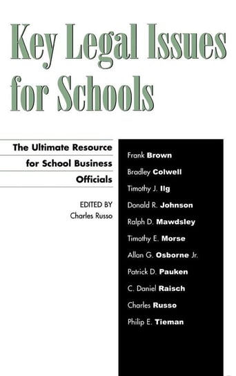 Key Legal Issues for Schools Russo Charles J. J.D.
