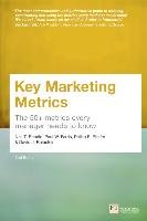 Key Marketing Metrics Bendle Neil T., Farris Paul