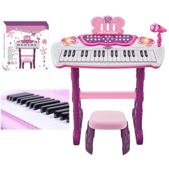 Keyboard Dla Dzieci Organy Mikrofon Pianino 883Br LUXMA