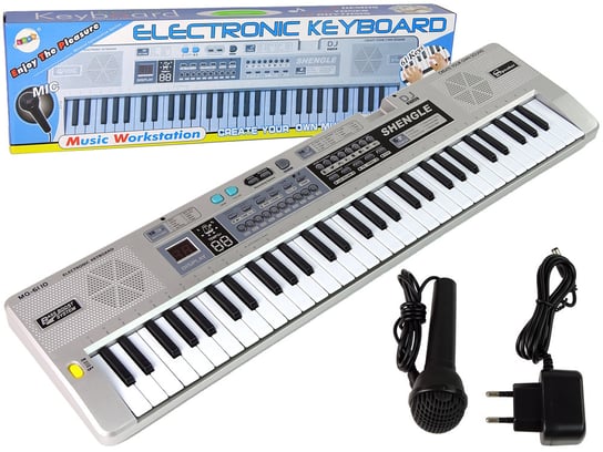 Keyboard MQ-6110 Mikrofon Organki 61 Klawiszy Lean Toys