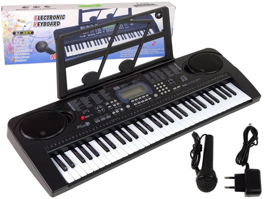 Keyboard MQ-6159 Mikrofon Bluetooth MP3 61 Klawiszy Lean Toys