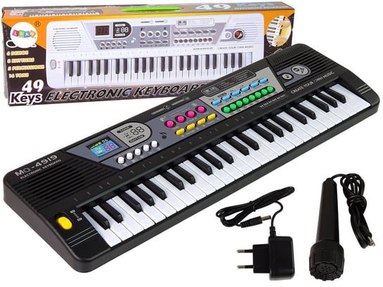 Keyboard MQ4919 Mikrofon Organki 49 Klawiszy Lean Toys