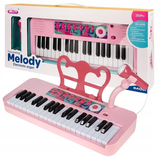 Keyboard Multimedialny Dla Dzieci Pianino Nauka Gry Światło Organy Mp3 Inna marka