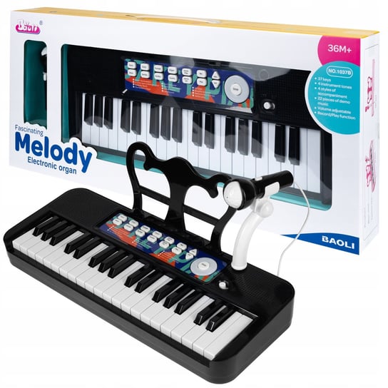 Keyboard Multimedialny Dla Dzieci Pianino Nauka Gry Światło Organy Mp3 Inna marka