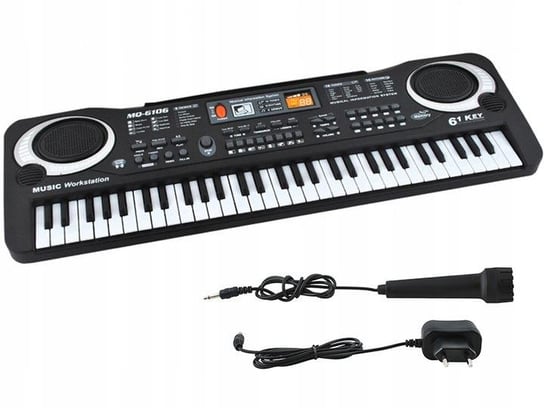 Keyboard Organy Elektroniczne do Nauki Mikrofon 61 brak  danych