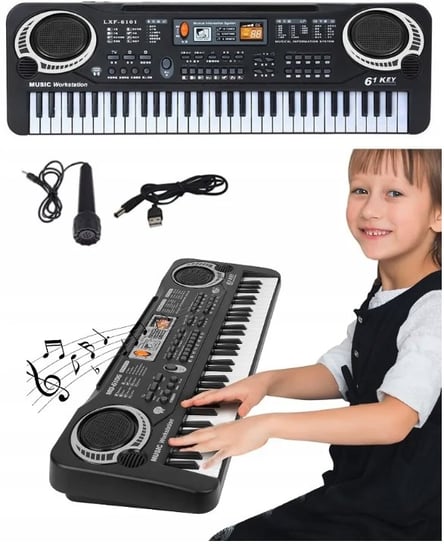 Keyboard Pianino Duże Organy Dla Dzieci Pianinko Mikrofon Nauka Muzyki inna (Inny)