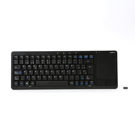 Keyboard Wireless Es Omega For Smart Tv Black + Touchpad [44423] OMEGA