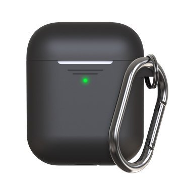 Keybudz Elevate Keychain - Silikonowe Etui Ochronne Do Airpods 1/2 (Black) Inna marka