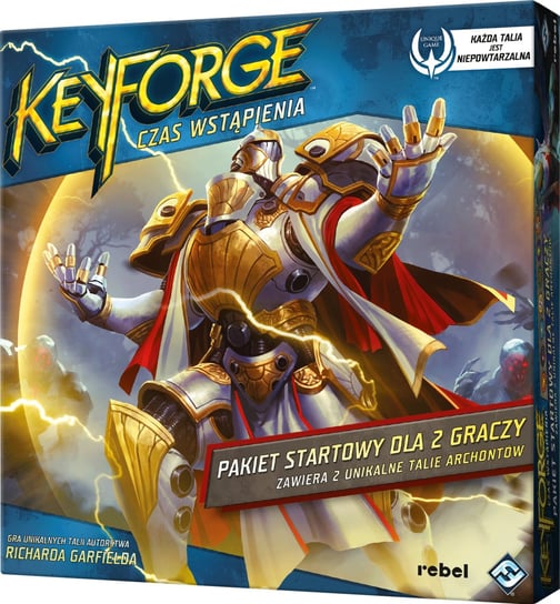 KeyForge: Czas Wstąpienia - Pakiet startowy, gra strategiczna, Rebel Rebel