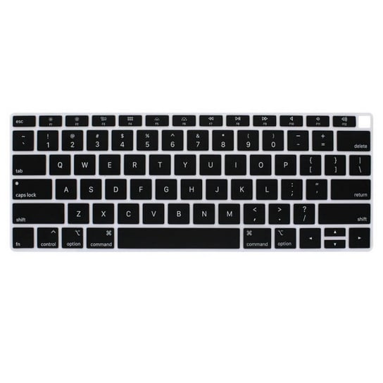 KeyGuard Osłona Na Klawiaturę MacBook Air 13 (A1932) (Layout EU) (Black) D-pro