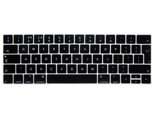 KeyGuard Osłona Na Klawiaturę MacBook Pro 13/15 (A1706/A1989/A2159/A1707/A1990) TouchBar (EU) (Black) D-pro