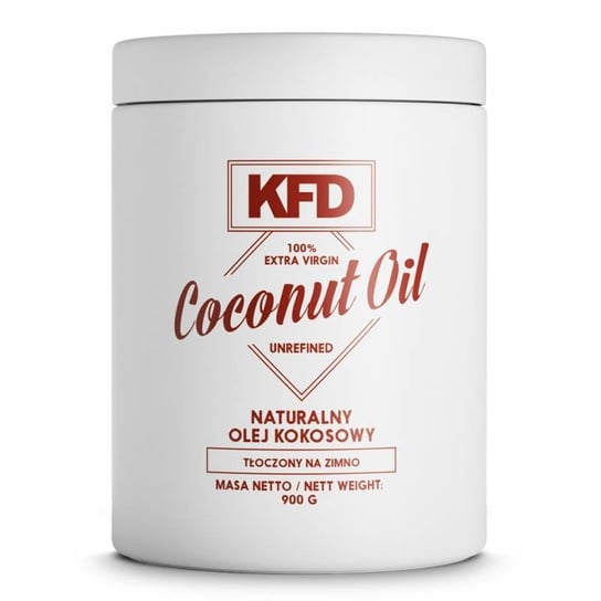 KFD Olej Kokosowy Nierafinowany tłoczony na zimno 900 ml KFD