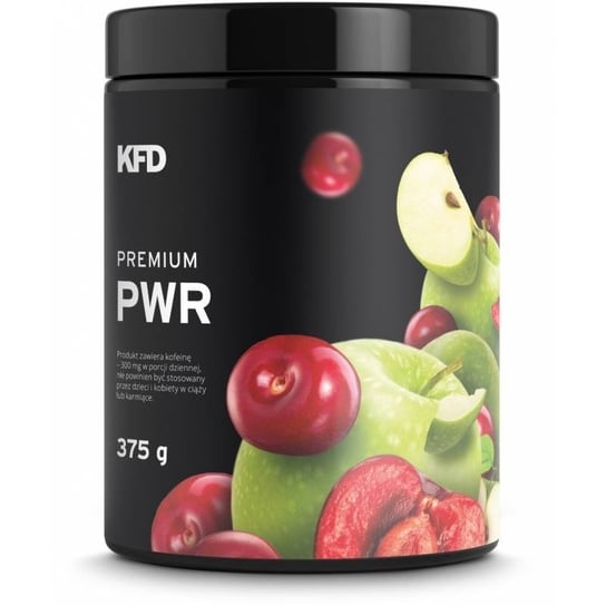KFD Premium Pre-Workout II - 375 g jabłkowo - wiśniowy SIŁA WYTRZYMAŁOŚĆ KFD
